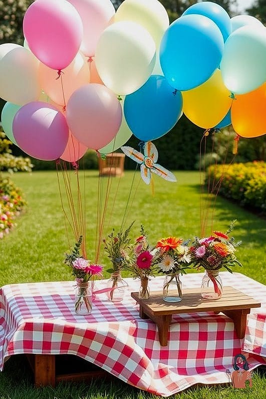 25 Outdoor Birthday Party Ideas for Kids That Are Totally Epic 20 Backyard Balloon Arch Photo Zone