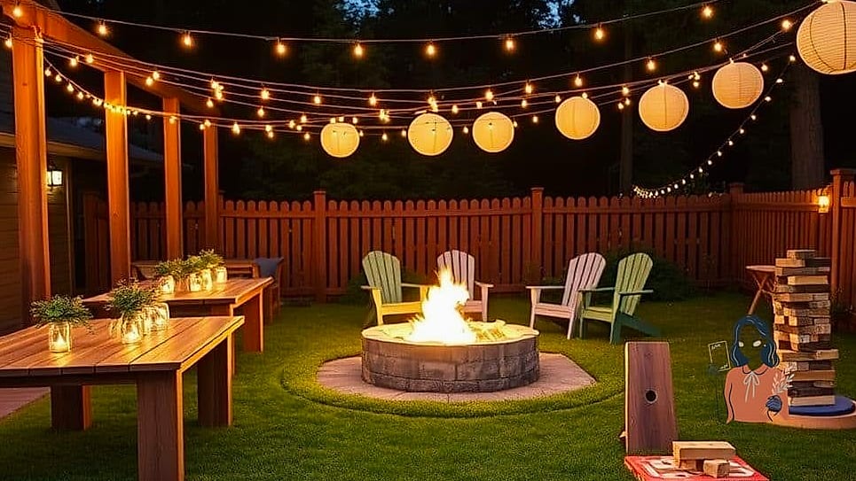 25 Amazing Backyard Dinner Party Ideas That Are Absolutely Perfect 23 Backyard Game Night Dinner