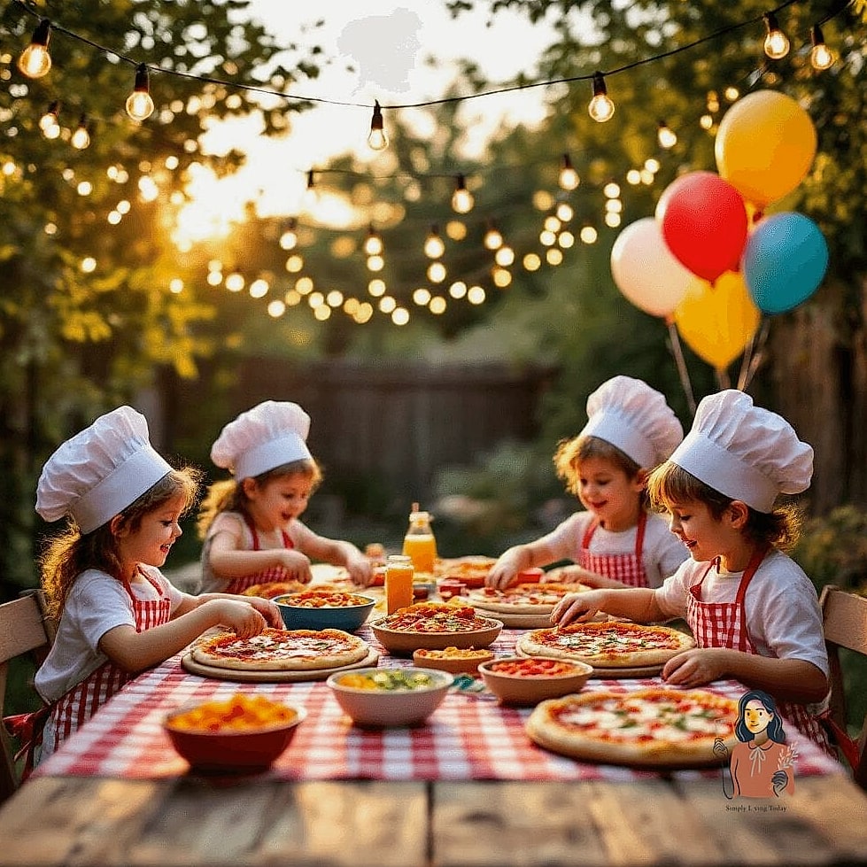 25 Outdoor Birthday Party Ideas for Kids That Are Totally Epic 22 Backyard Pizza and Campfire Cookout