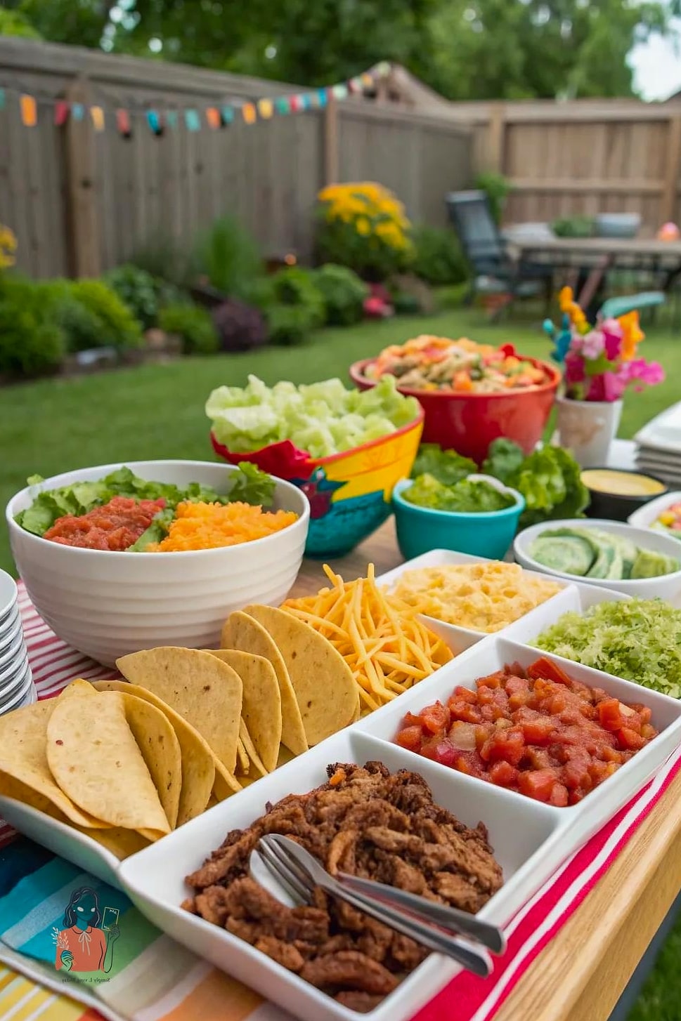 25 Amazing Backyard Dinner Party Ideas That Are Absolutely Perfect 6 Backyard Taco Bar
