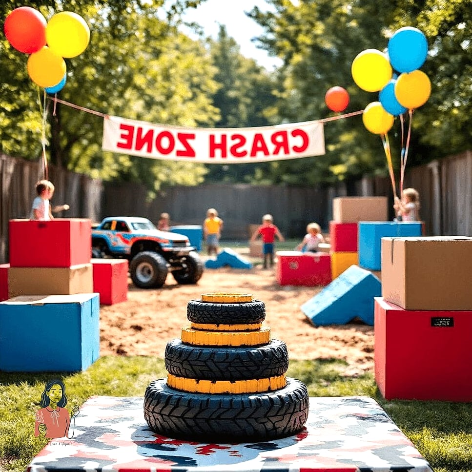 Backyard Truck Obstacle Course
