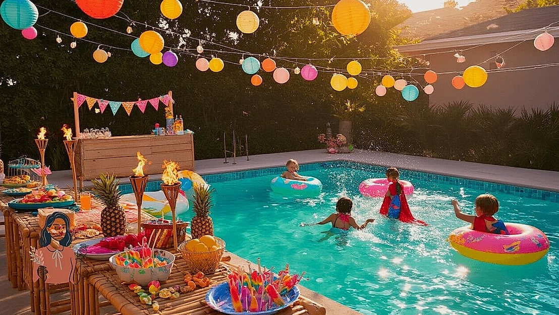 25 Incredible Pool Party Ideas Worth Stealing Right Now 22 Backyard Water Park