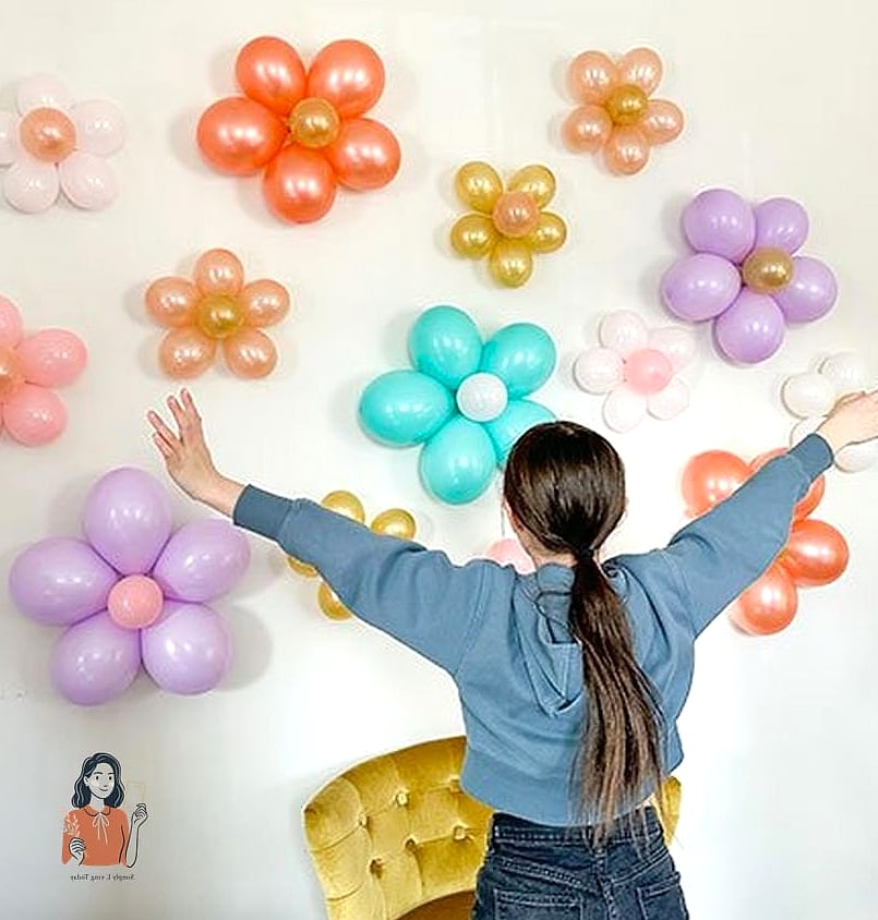 25 Clever Diy Balloon Decorations You Can Make This Weekend 13 Balloon Flower Wall