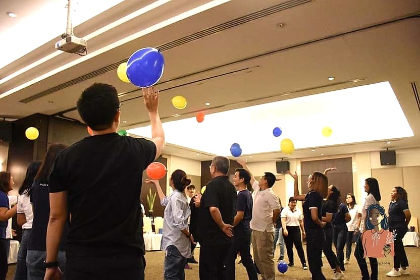 Balloon Keep-Up Challenge