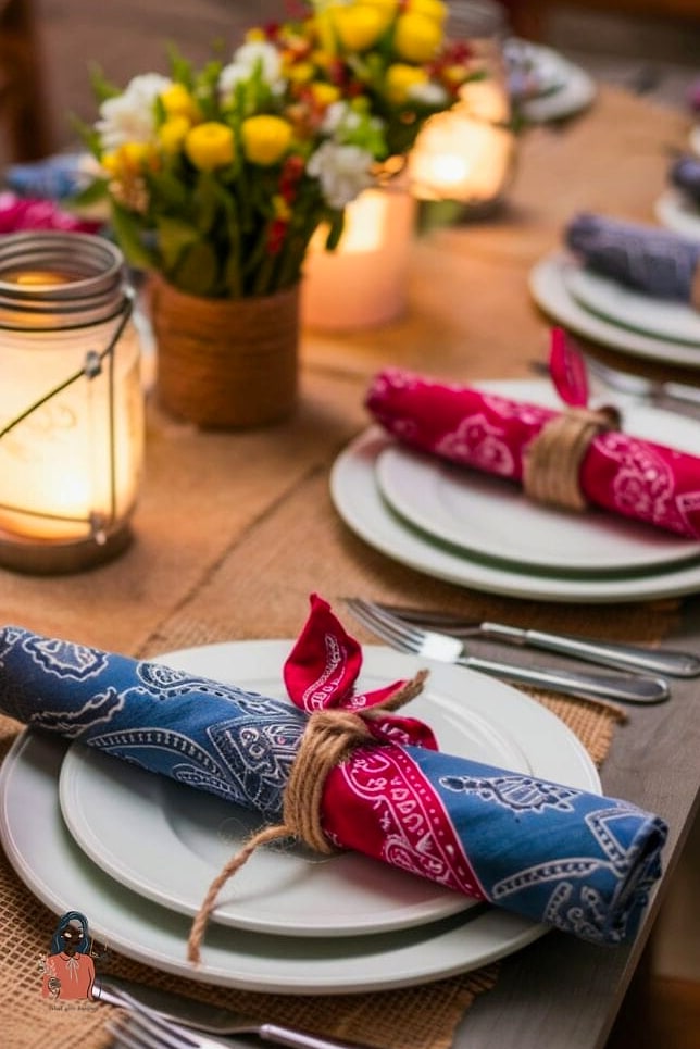 Bandana Napkin Wraps