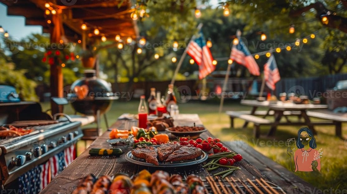27 Stunning 4Th Of July Party Ideas to Make It Truly Memorable 26 BBQ Cookout Station