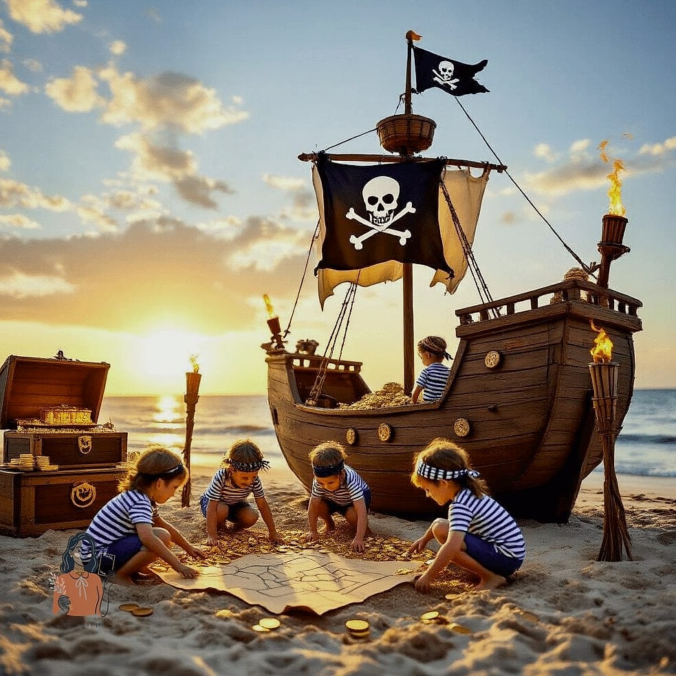 24 Unique Beach Party Ideas for the Best Party Ever 6 Beach Treasure Hunt