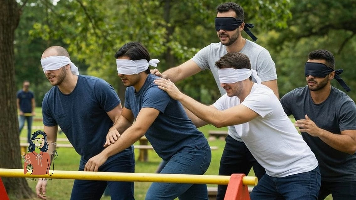 Blindfolded Obstacle Course