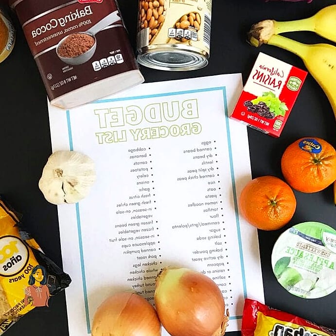28 Helpful Grocery List Ideas Worth Pinning Right Now 4 3. The Budget-Friendly Grocery List