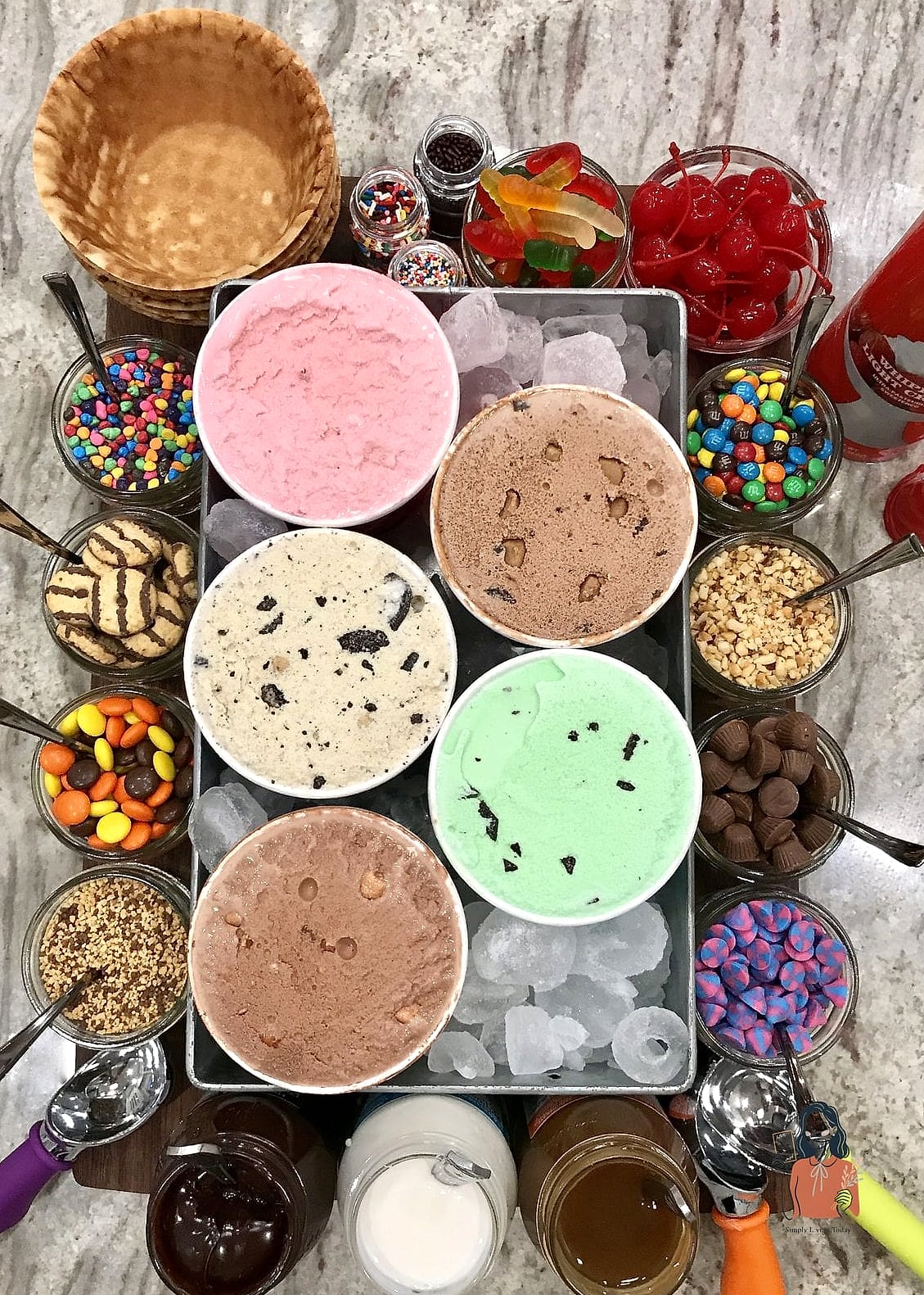 Build-Your-Own Ice Cream Cone Craft Station