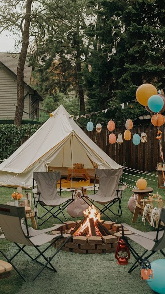 28 Adorable Outdoor Party Ideas That Are Absolutely Perfect 9 Camping Backyard Party