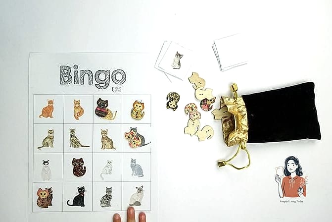 29 Adorable Cat Themed Birthday Party That Are Totally Pinterest-Worthy 11 Cat Bingo Printable Cards
