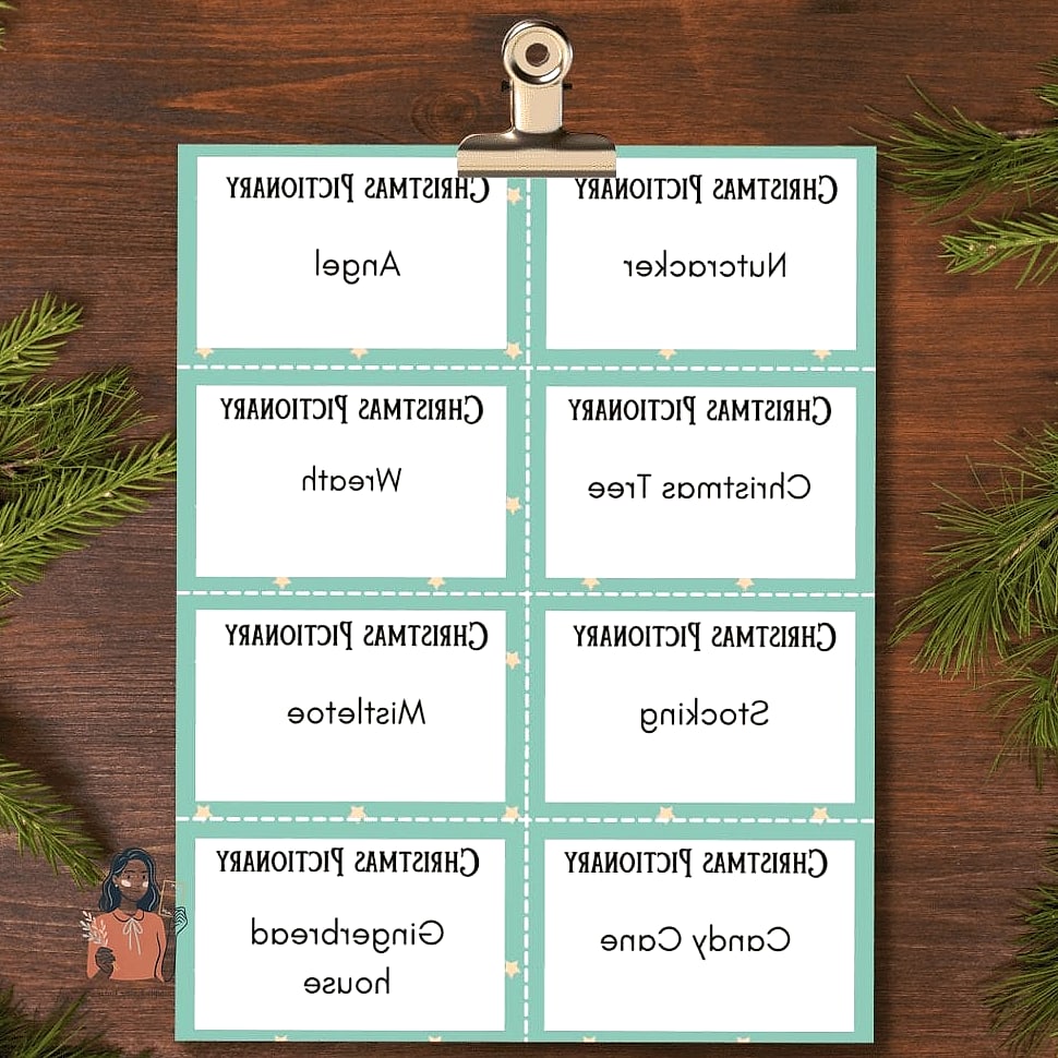 Christmas Card Pictionary Swap