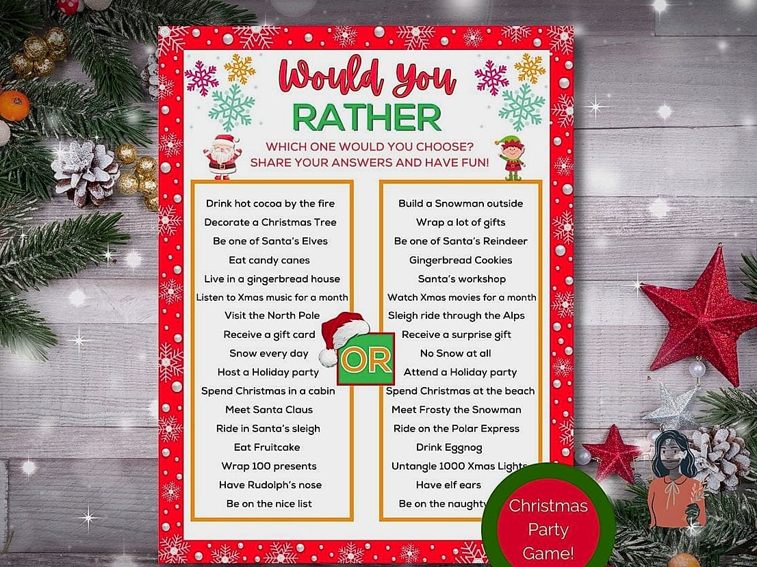 Christmas Would You Rather