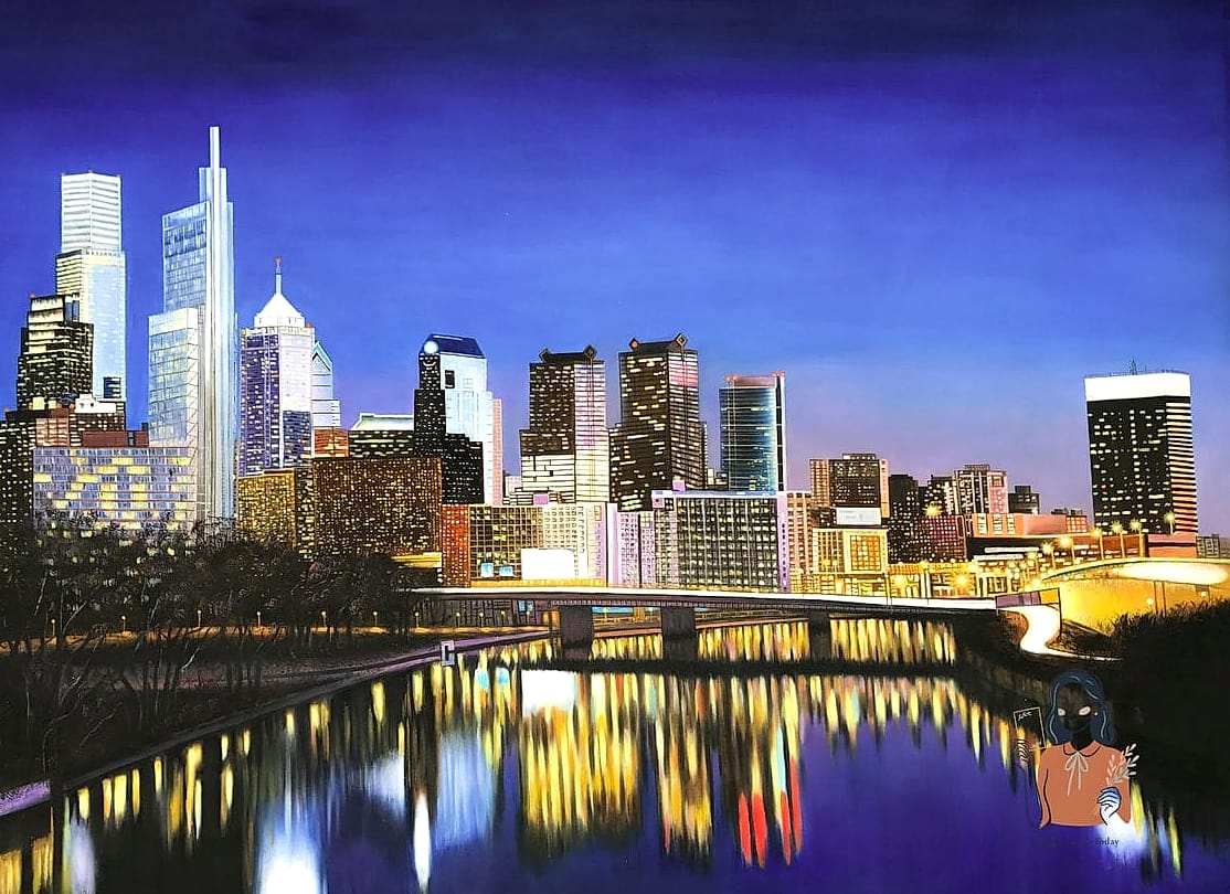 City Skyline Paint Night