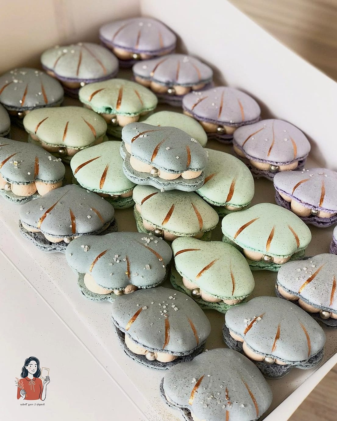 Clam Macarons