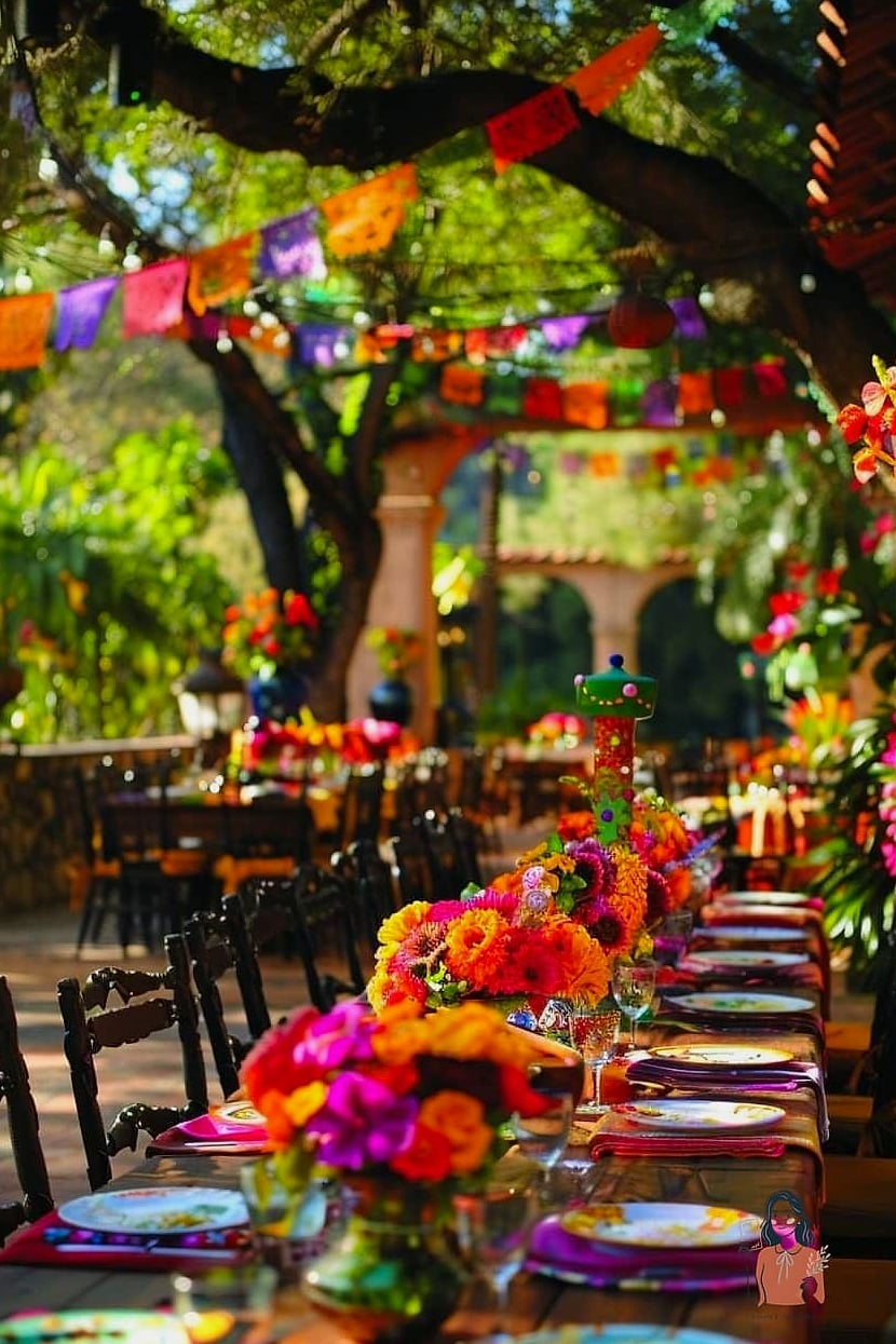 25 Amazing Backyard Dinner Party Ideas That Are Absolutely Perfect 12 Colorful Fiesta Table