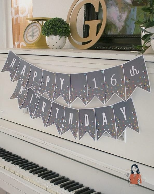 29 Clever Diy Banner Ideas You Can Make This Weekend 13 Confetti Banner