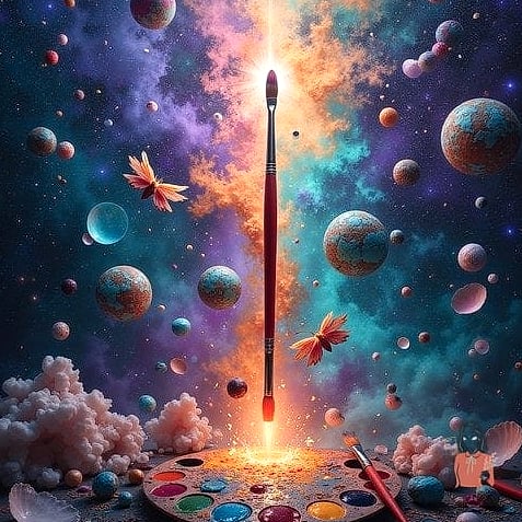 Cosmic Planet Painting