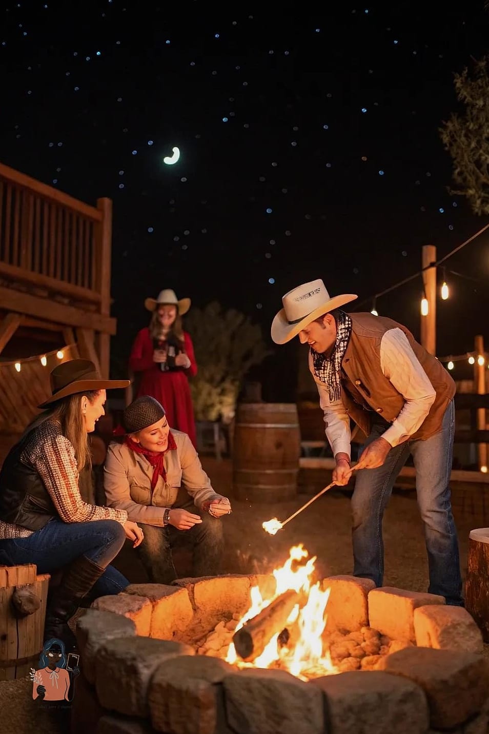 Country Western Bonfire Theme
