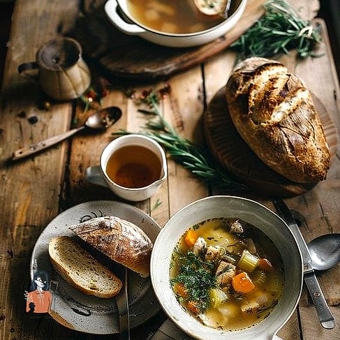 25 Amazing Backyard Dinner Party Ideas That Are Absolutely Perfect 17 Cozy Soup and Bread Supper