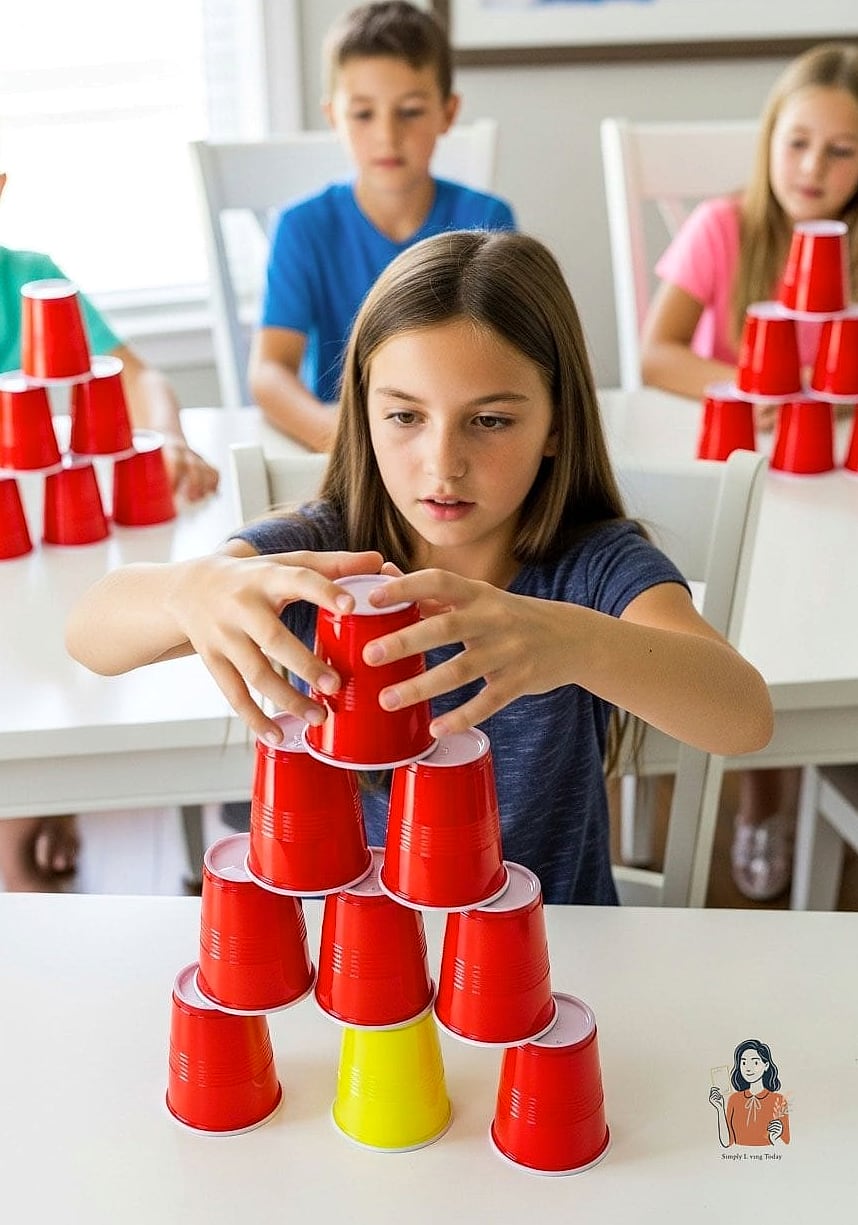 Cup Stacking Relay