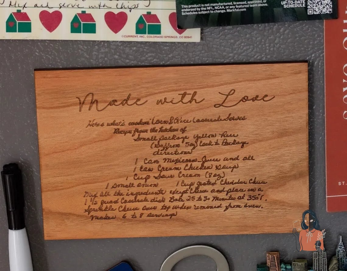 Custom Family Recipe Cards
