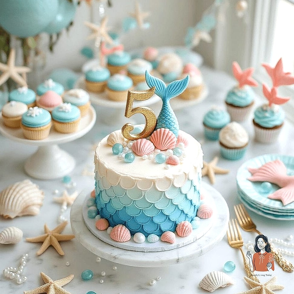 Dazzling Mermaid Dessert Table