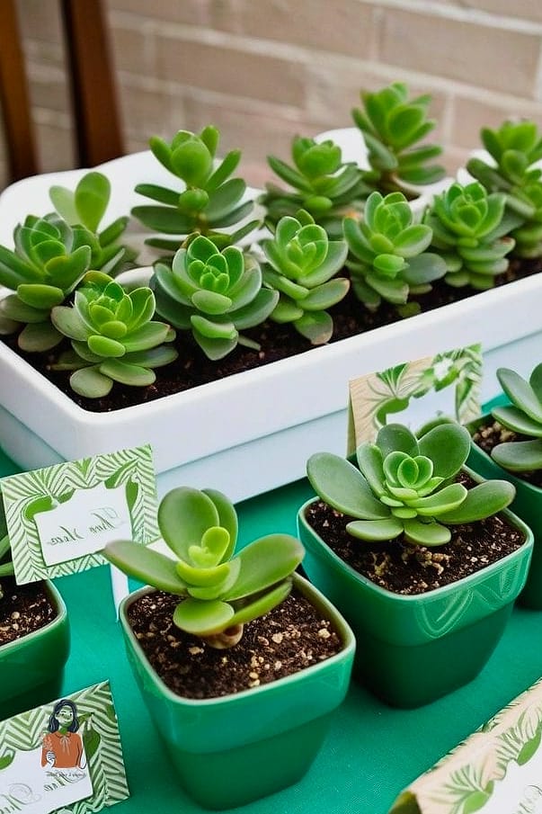 Decorated Plant Pots