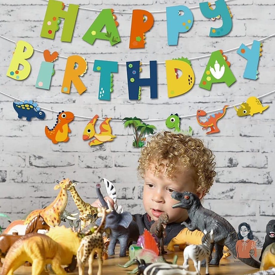 25 Creative Dinosaur Birthday Party Worth Stealing Right Now 23 Dinosaur Banner Decorations