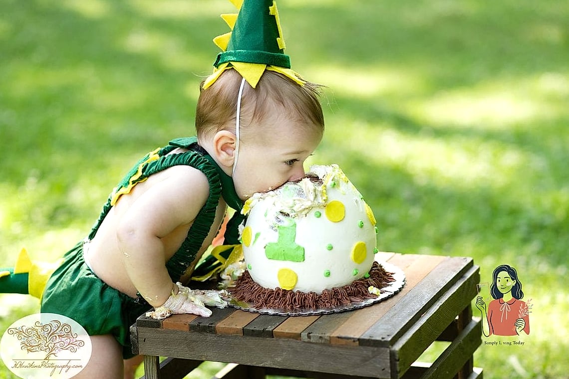 25 Creative Dinosaur Birthday Party Worth Stealing Right Now 16 Dinosaur Cake Smash Area