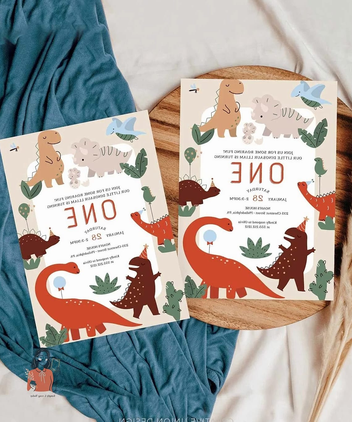 25 Creative Dinosaur Birthday Party Worth Stealing Right Now 12 Dinosaur Themed Invitation Cards
