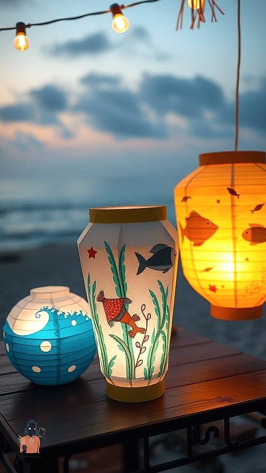 24 Unique Beach Party Ideas for the Best Party Ever 17 DIY Beach Lantern Decorations