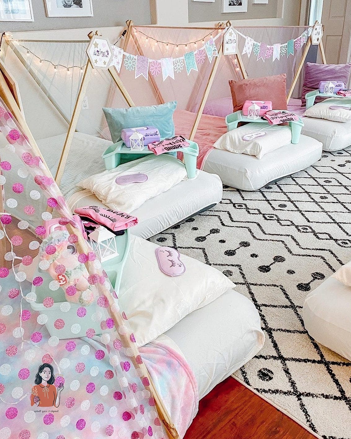 29 Adorable Slumber Party Ideas for the Best Party Ever 2 DIY Blanket Fort Lounge