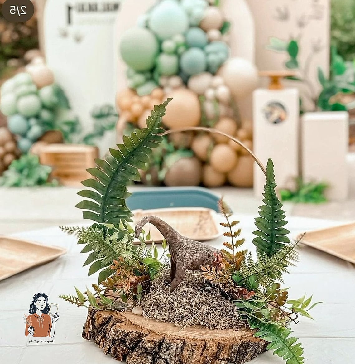 25 Creative Dinosaur Birthday Party Worth Stealing Right Now 7 DIY Dinosaur Centerpieces