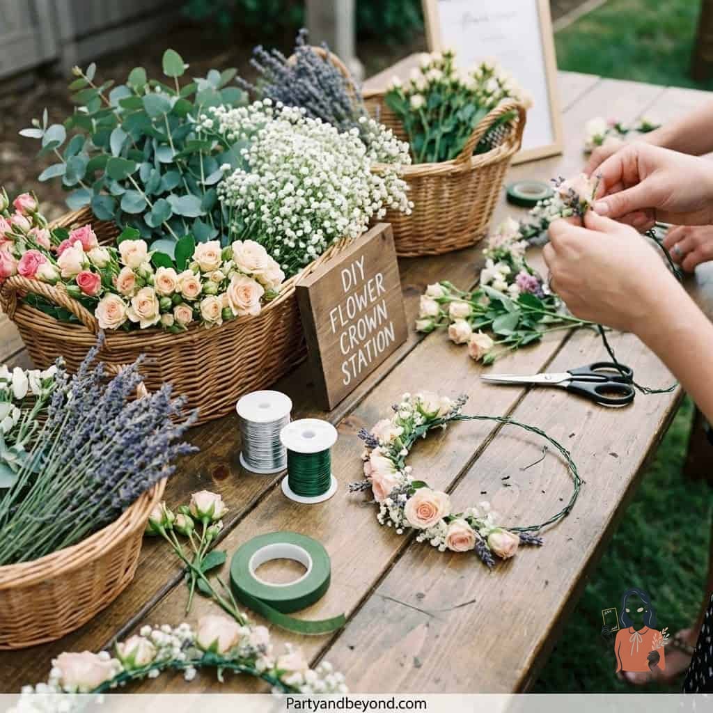 DIY Flower Crown Station