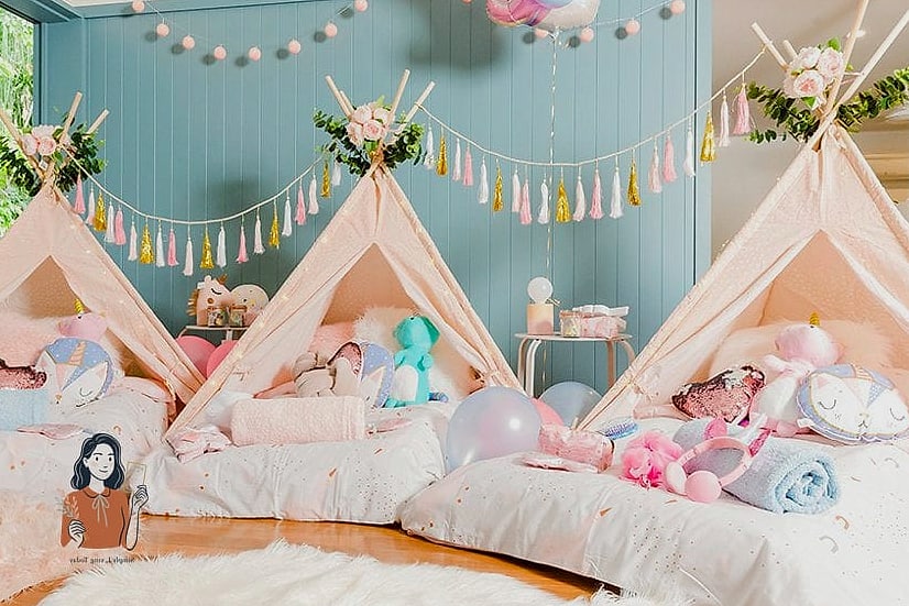 29 Adorable Slumber Party Ideas for the Best Party Ever 15 DIY Photo Booth