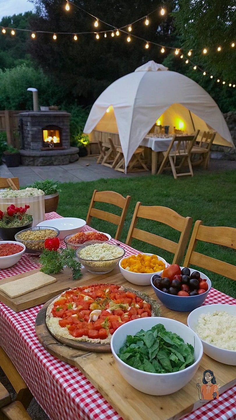 25 Amazing Backyard Dinner Party Ideas That Are Absolutely Perfect 24 DIY Pizza and Craft Night