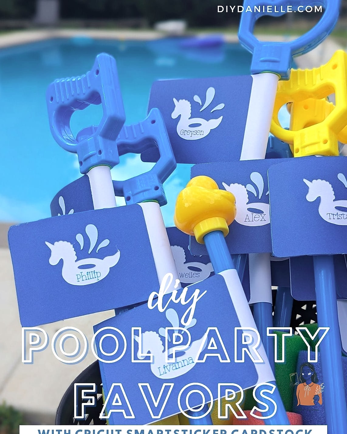 25 Incredible Pool Party Ideas Worth Stealing Right Now 13 DIY Pool Party Favor Bags