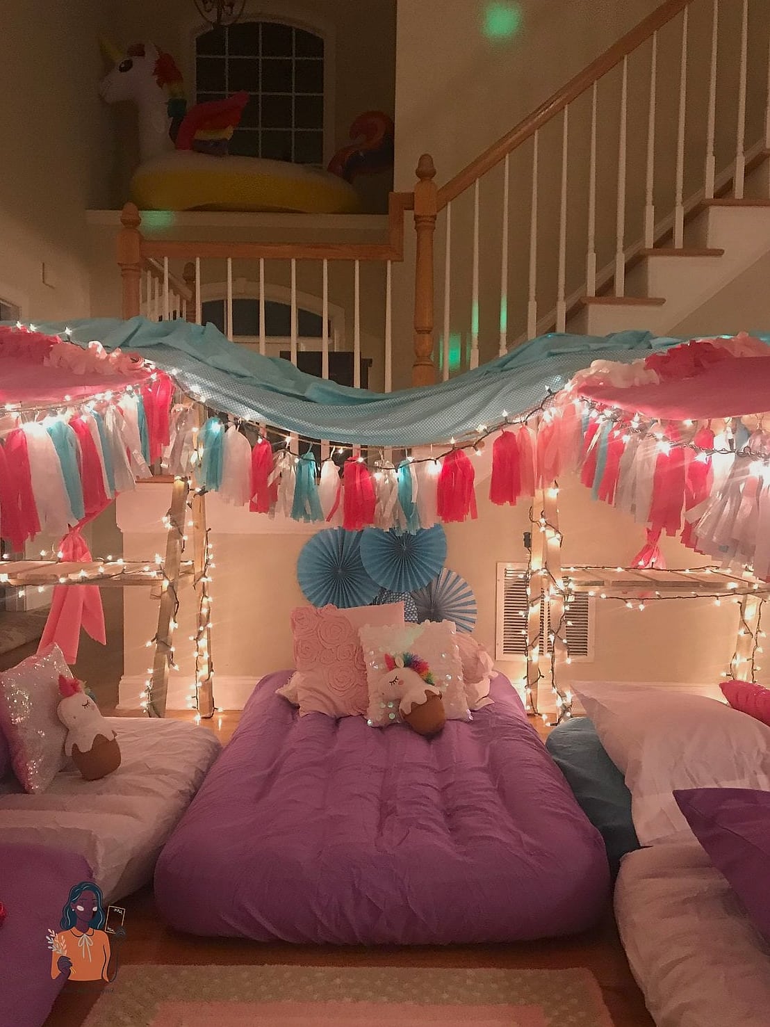 29 Adorable Slumber Party Ideas for the Best Party Ever 17 DIY Room Decorating Challenge