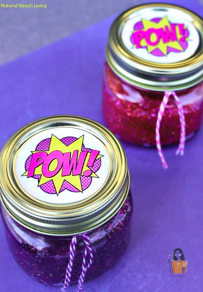 24 Adorable Superhero Birthday Party for the Best Party Ever 21 DIY Superhero Slime Station