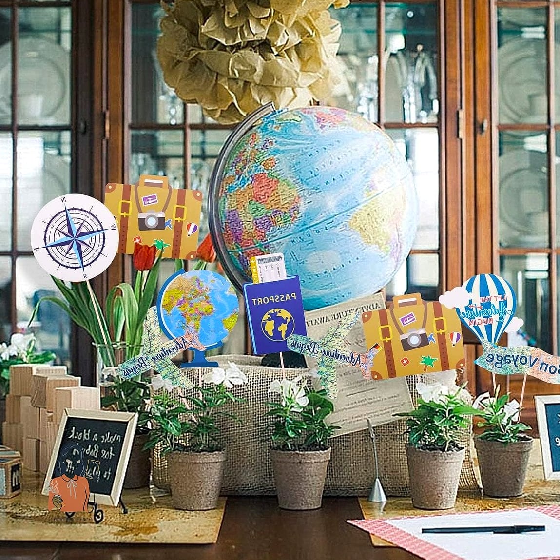 30 Clever Diy Photo Booth On a Budget 27 DIY Travel Theme Photo Booth