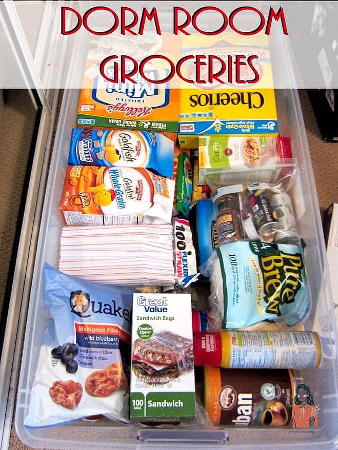 28 Helpful Grocery List Ideas Worth Pinning Right Now 23 22. The Dorm Room Grocery List