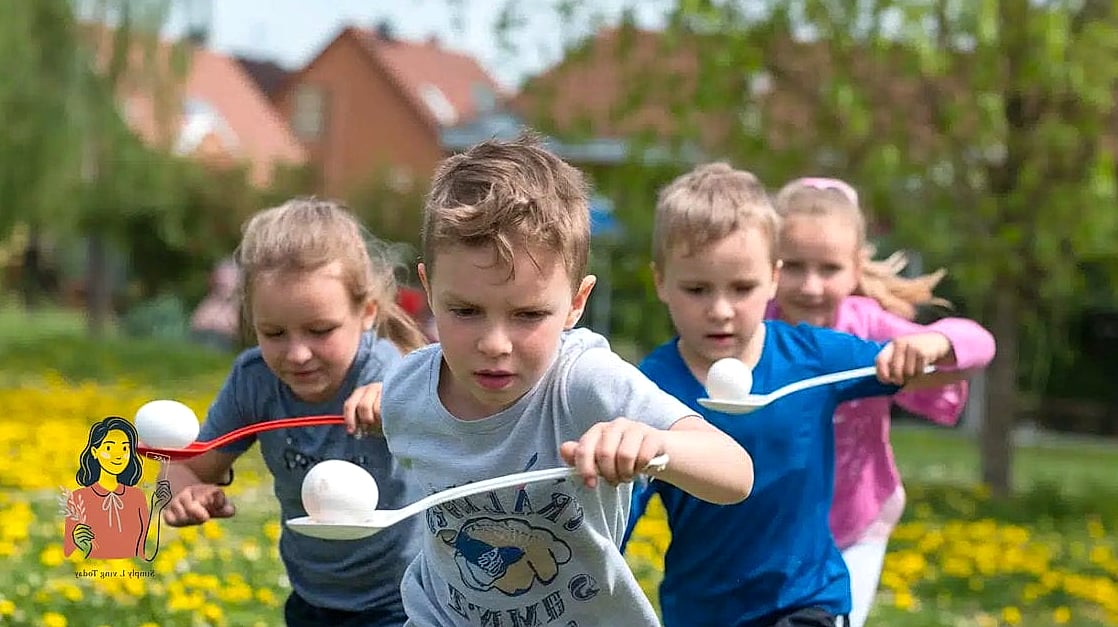 Egg-and-Spoon Team Relay
