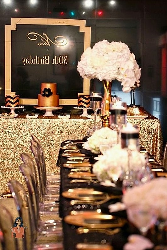 Elegant Black-and-Gold Party