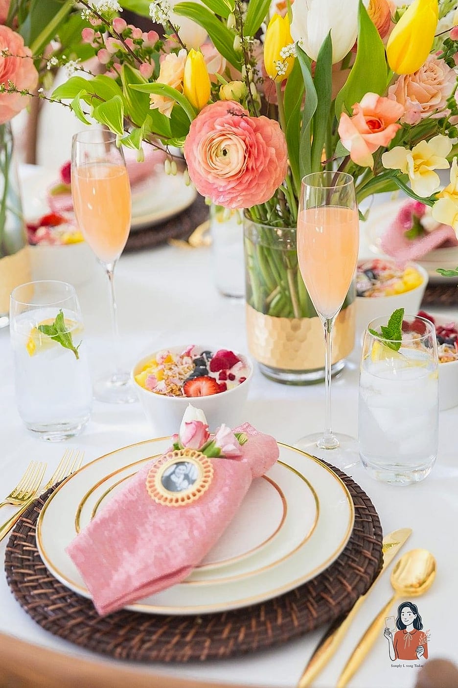 21 Stunning Mothers Day Party Ideas to Make It Truly Memorable 8 Elegant Luncheon with Place Cards