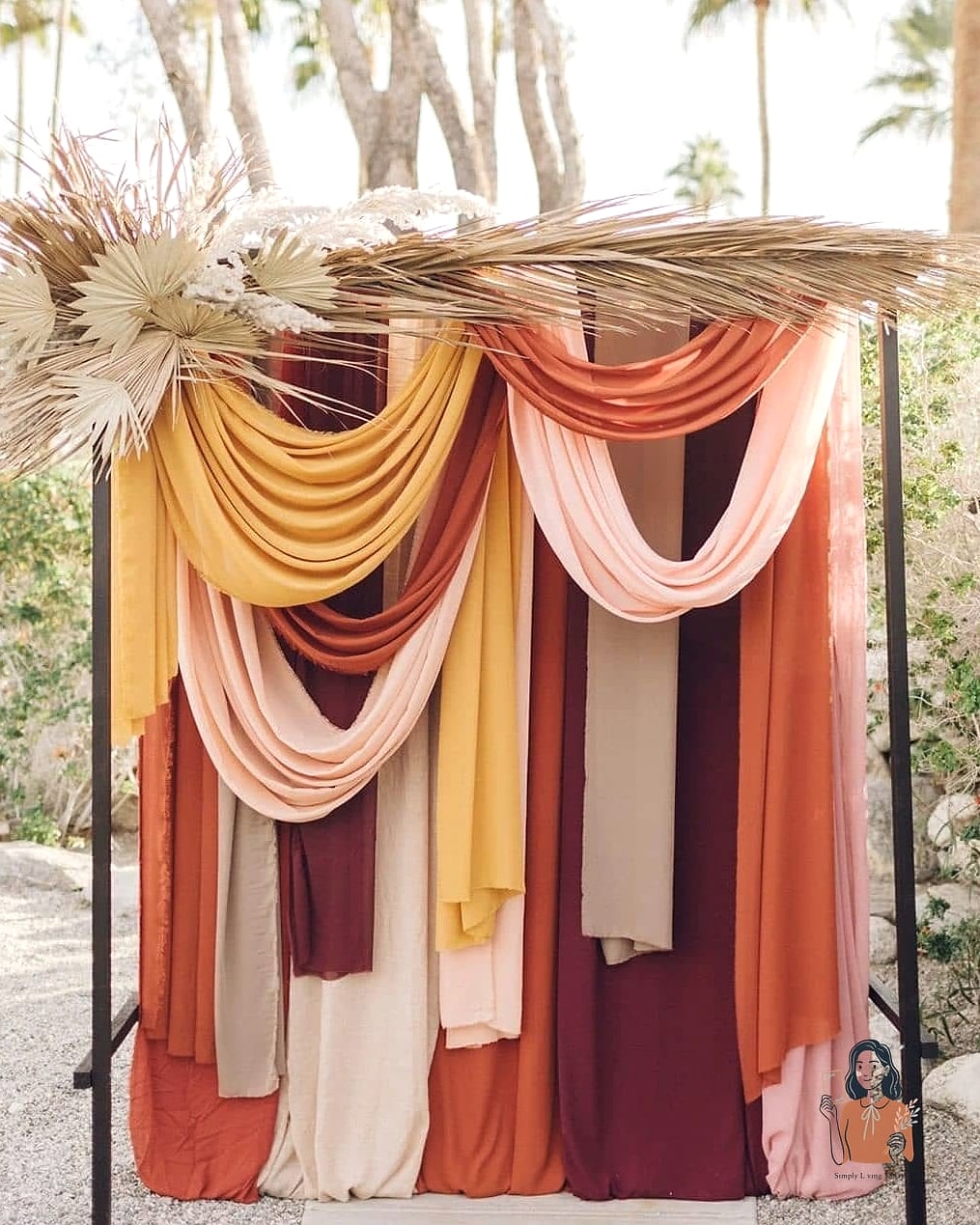 30 Clever Diy Photo Booth On a Budget 9 Fabric Draped Backdrop