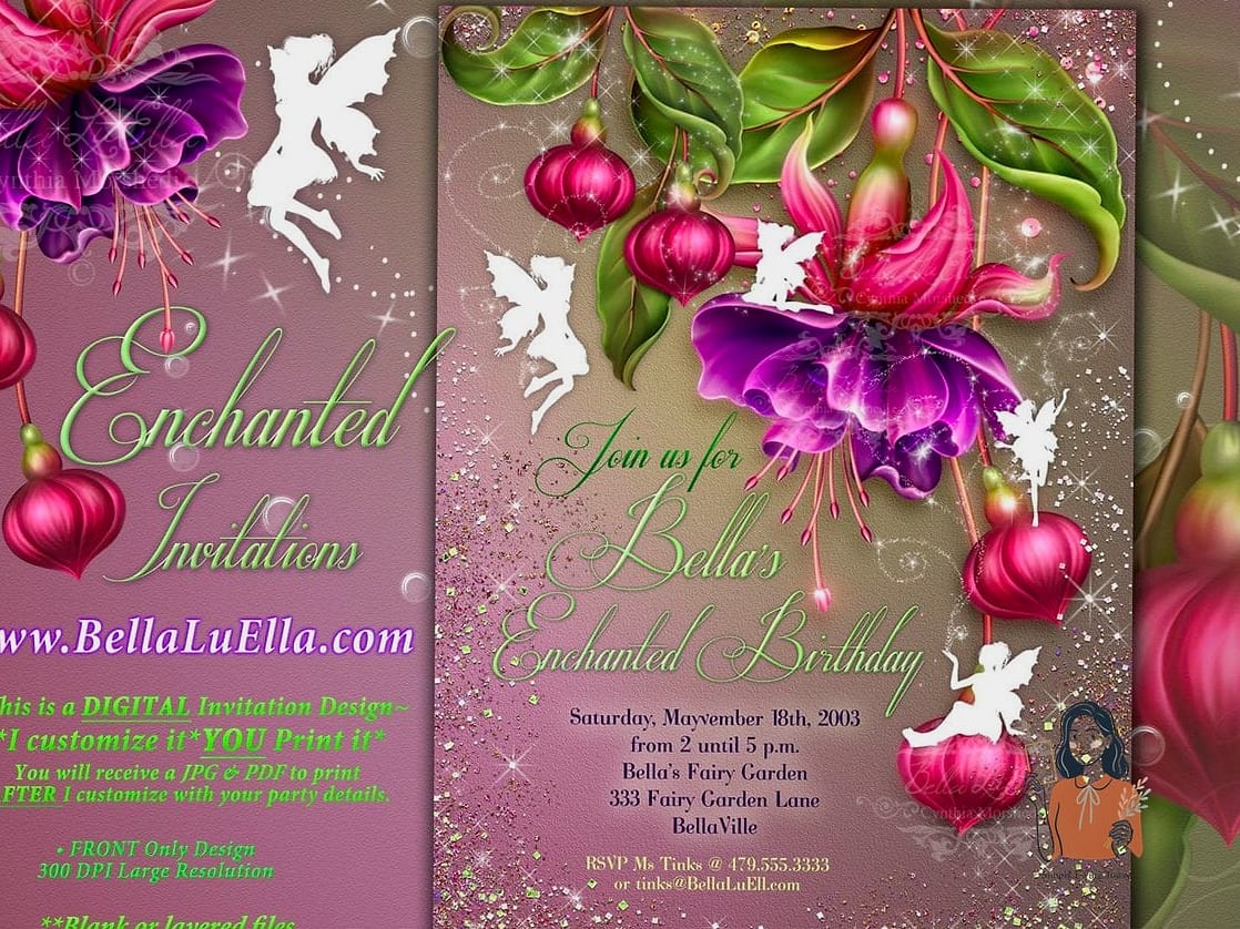 26 Creative Fairy Birthday Party Ideas to Make It Truly Memorable 10 Fairy-Themed Invitation Designs