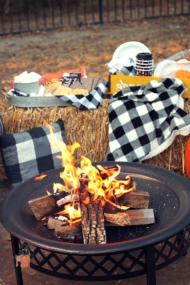 Fall Harvest Bonfire Theme