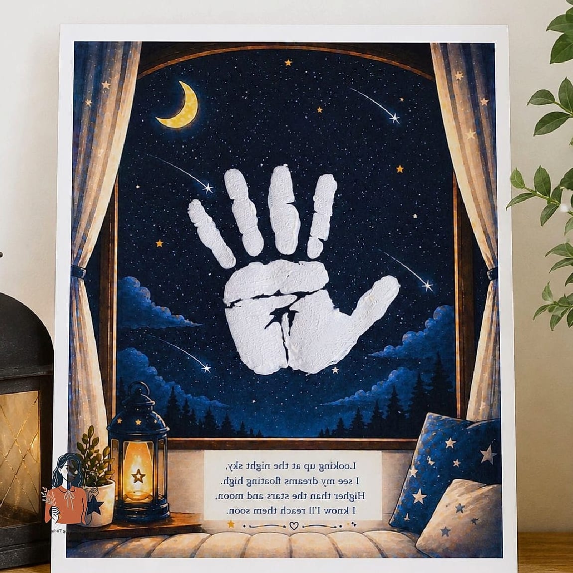 Family Handprint Art Night